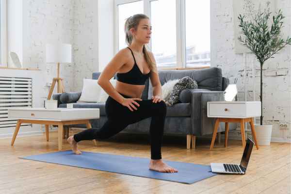 Woman exercising confidently after femiwand treatment Wisley