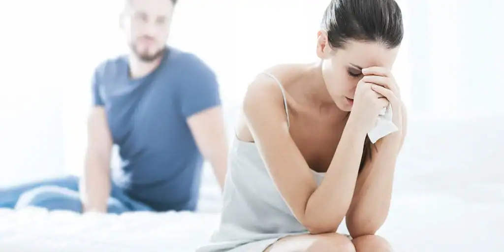 image of woman upset about vaginal laxity Wisley