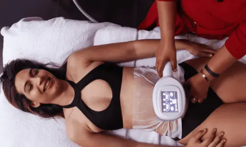 Woman having Body Sculpting treatment post injury Wisley